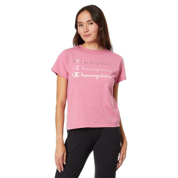 우먼 챔피온 클래식 티셔츠 - Terracotta 핑크 8024356