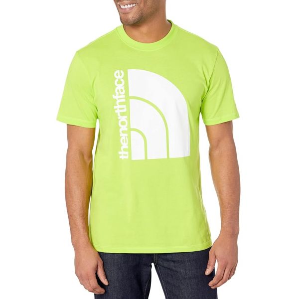 노스페이스 숏슬리브 반팔 점보 하프돔 티셔츠 - LED 옐로우 8591664