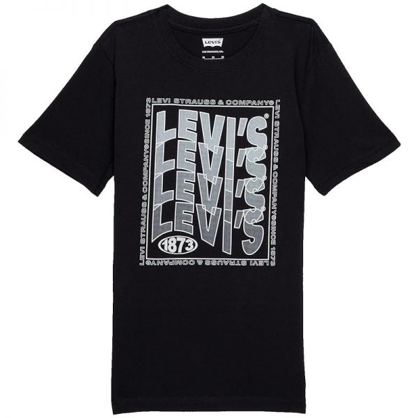 키즈 리바이스 웨이비 로고 티셔츠 셔츠 - 블랙 8029750