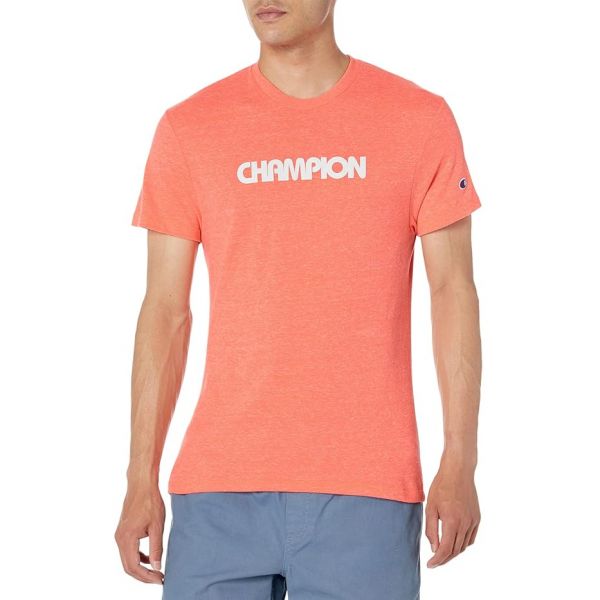 챔피온 그래픽 파워블랜드 티셔츠 - 레드 글로우 Pe 헤더 7472166