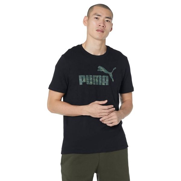 푸마 퓨마 Forest 카모 No.1 티셔츠 - Puma 블랙 Green 카모 8592013