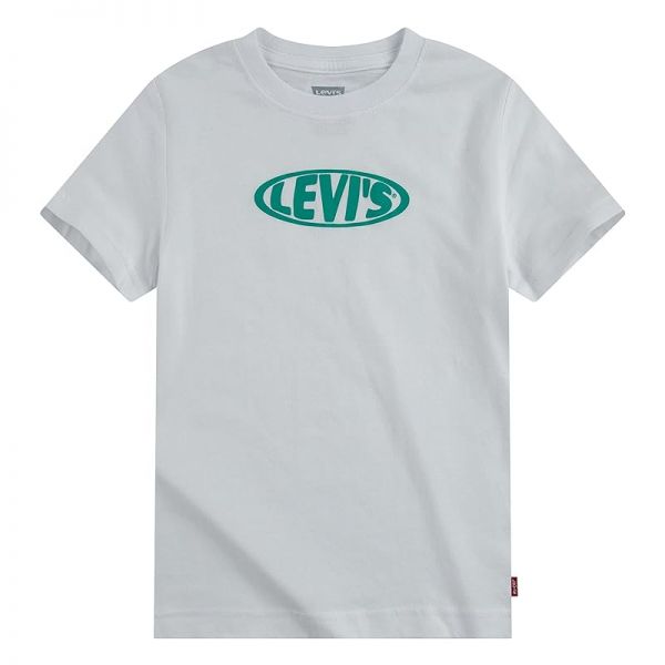 키즈 리바이스 숏슬리브 반팔 그래픽 티셔츠 셔츠 - 화이트 8029730