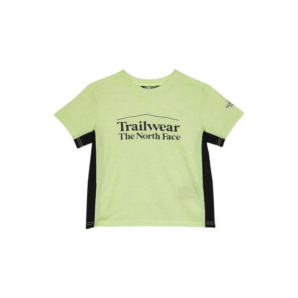 키즈 노스페이스 Trailwear 티셔츠 - LED 옐로우 8600678