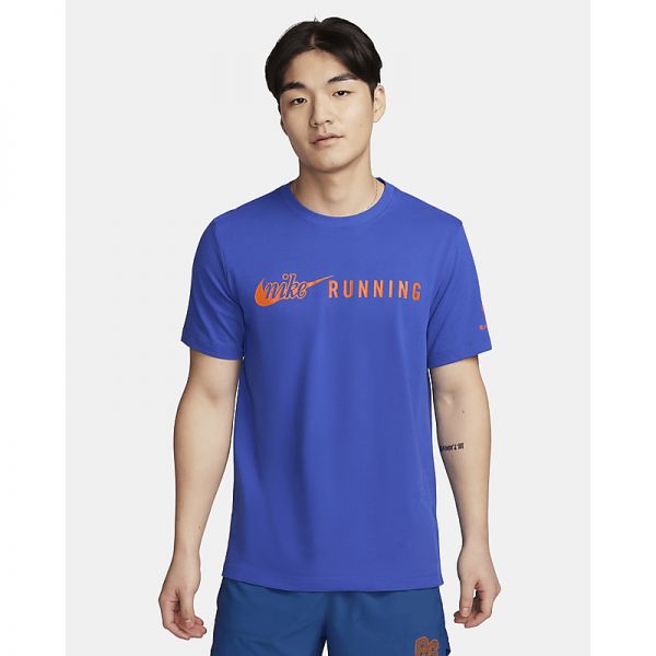일본 나이키 맨즈 드라이핏 러닝 티셔츠 - FQ3921-480