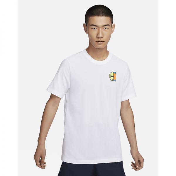일본 나이키 나이키코트 맨즈 드라이핏 테니스 티셔츠 - FQ4937-100
