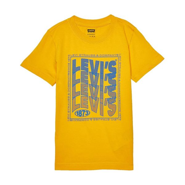 키즈 리바이스 웨이비 로고 티셔츠 셔츠 - Citrus 8029751