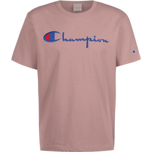 챔피온 크루넥 티셔츠 핑크 - 110992 PS007