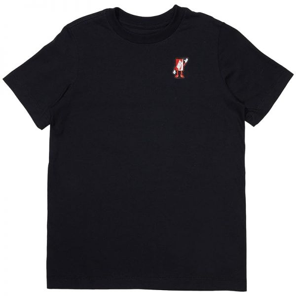 키즈 나이키 NSW 티셔츠 박시 패치 - 블랙 8029766