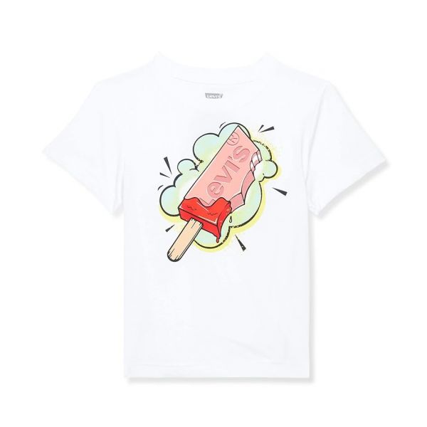 키즈 리바이스 Popsicle 티셔츠 - Bright 화이트 8029685