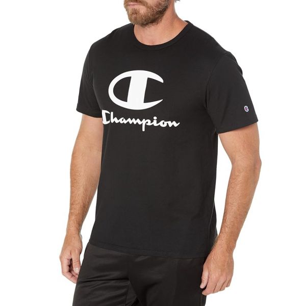 챔피온 라이트웨이트 숏슬리브 반팔 티셔츠 - 블랙 7772913