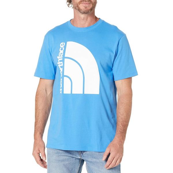 노스페이스 숏슬리브 반팔 점보 하프돔 티셔츠 - Optic Blue/TNF 화이트 8591667