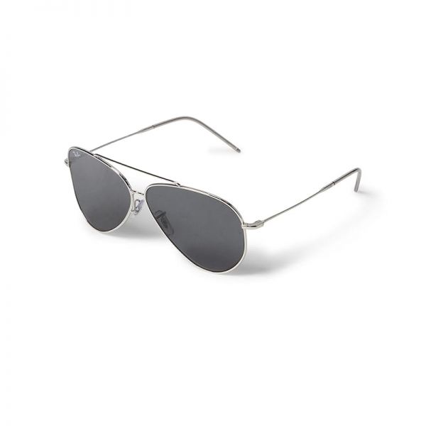 레이벤 62 mm 0RBR0101S 에비에이터 Reverse - Silver/Dark 그레이 안경 선글라스 6311293