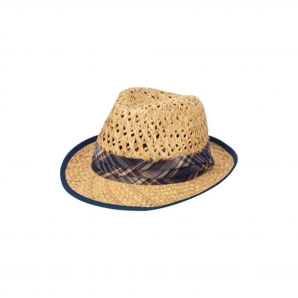 SAN DIEGO HAT 모자 오픈 위브 크라운 러쉬 밀짚 페도라 - 내츄럴 8580238