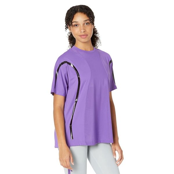 우먼 아디다스 by 스텔라 맥카트니 Truepace 런닝 루즈 티셔츠 HH7220 - 액티브 Purple/White 8287355