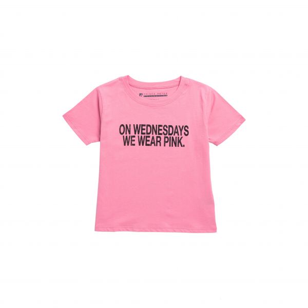 키즈 Prince 피터 키즈 Wednesday 핑크 코튼 그래픽 티셔츠 - 라이트 핑크 8859394